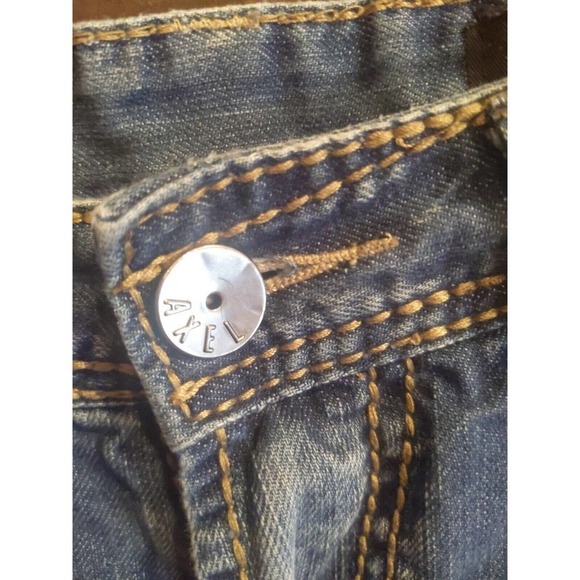 TK Axel Mens Blue Jeans 30 x 30 Treadwell Relaxed Straight Light wash denim - Picture 2 of 8